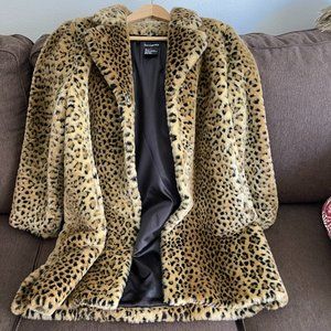 leopard coat.